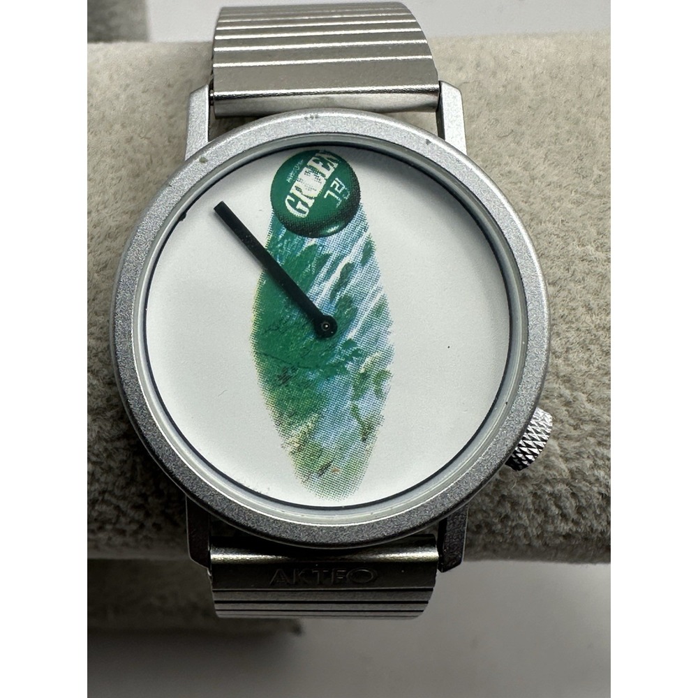 Akteo Mens Watch J-C Mareschal Design Rare Golf Watch‎ 32MM 7" Stretch Band F91